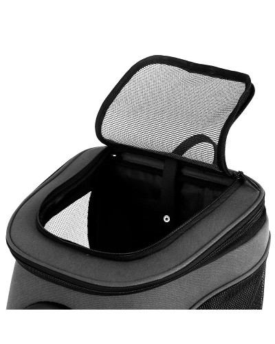 Cat capsule backpack with a porthole window "Cosmocat"
